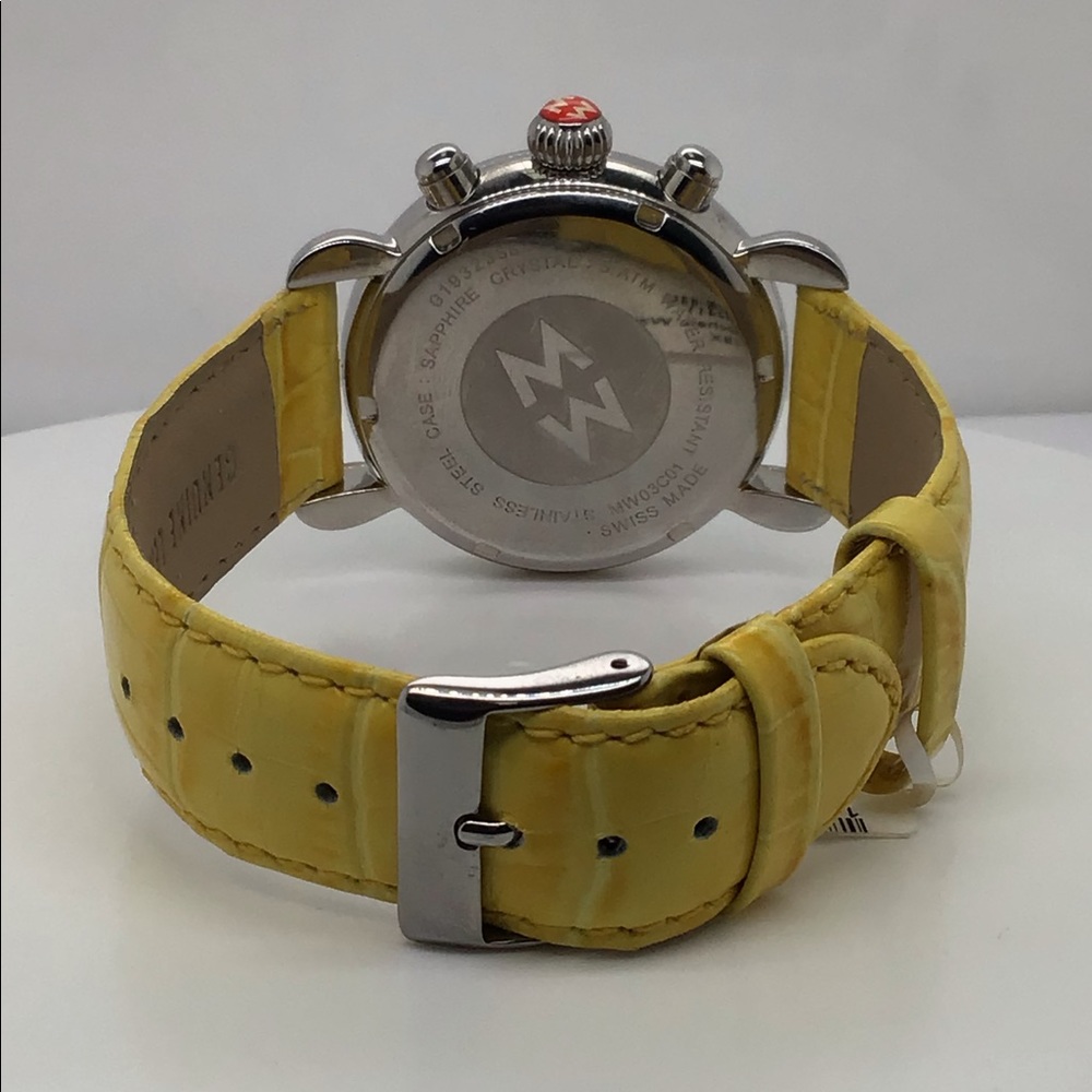Michele CSX Chronograph Diamond Bezel Ladies Watch - Picture 3 of 4